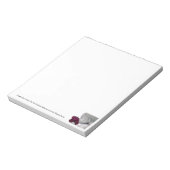 Paars meisje 1 klein Notitieblok (Linkerzijde)