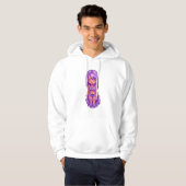 Paars meisje hoodie (Voorkant volledig)