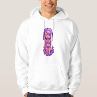 Paars meisje hoodie