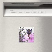 Paars Melk met Hummingbird Magnet (Insitu (Vaatwasser))