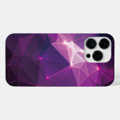 Paars melkwegpatroon iPhone hoesje (Achterkant horizontaal)