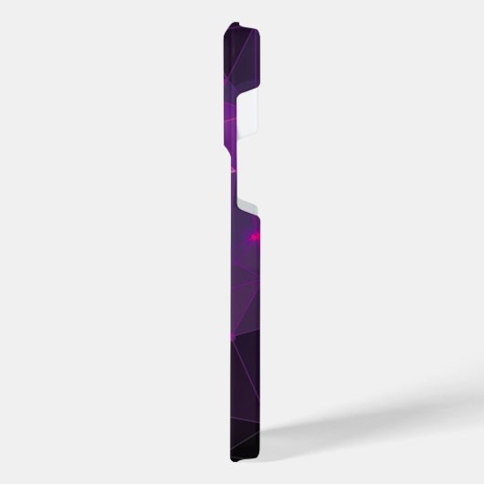 Paars melkwegpatroon iPhone hoesje (Linkerkant)