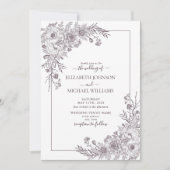  Paars met een paardenband Kaart (Voorkant)