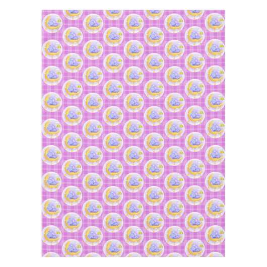 Paars met een tint tafelkleed (Voorkant)