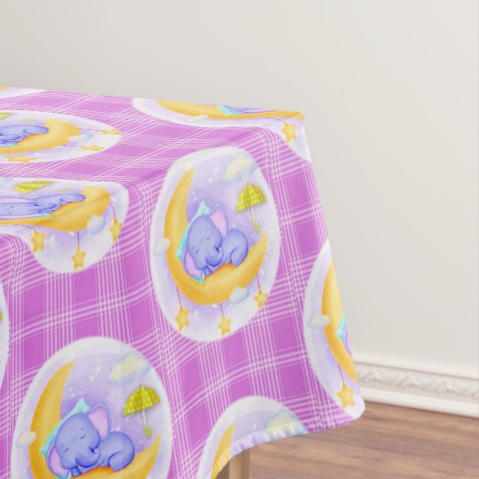 Paars met een tint tafelkleed (Voorbeeld)