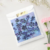 Paars met marineblauw bedankzakje (Gezegeld)