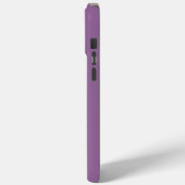 Paars met monogram Case-Mate iPhone case (Achterkant / Links)