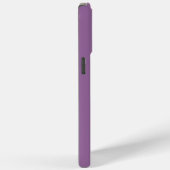 Paars met monogram Case-Mate iPhone case (Achterkant / Rechts)
