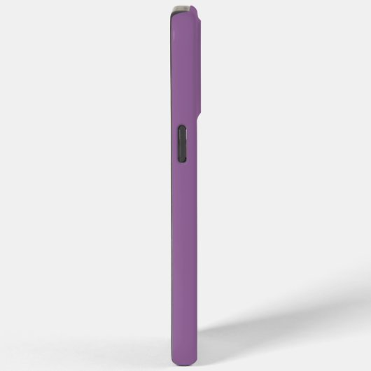 Paars met monogram Case-Mate iPhone case (Achterkant / Rechts)