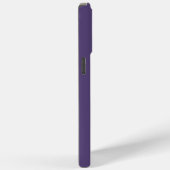 Paars met monogram Case-Mate iPhone case (Achterkant / Rechts)