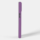 Paars met monogram Case-Mate iPhone case (Achterkant / Rechts)