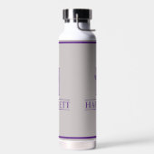 Paars met monogram waterfles (Links)