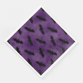 PAARS MET SPOOKY ZWARTE HALLOWEEN BATTEN SERVET (Hoek)