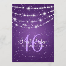 Paars met zestien partijen mousserende keten