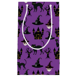 PAARS MET ZWARTE HALLOWEEN-SKULLEN KASTELT PETTEN KLEIN CADEAUZAKJE