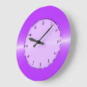 Paars metaal ontwerp Roestvrij staal Kijk 2 Grote Klok (Hoek)