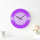 Paars metaal ontwerp Roestvrij staal Kijk 2 Grote Klok (Huis)