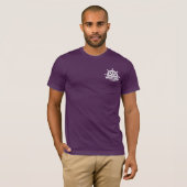 Paars MG-T-shirt Wit Logo/Volledige kleur Rug T-shirt (Voorkant volledig)