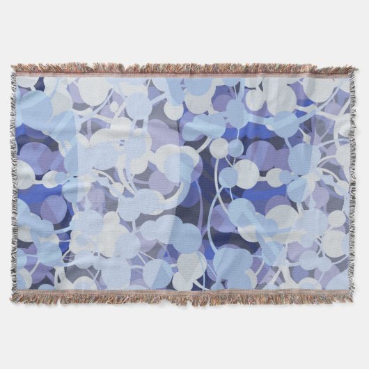 Paars microbe-patroon deken (Voorkant)