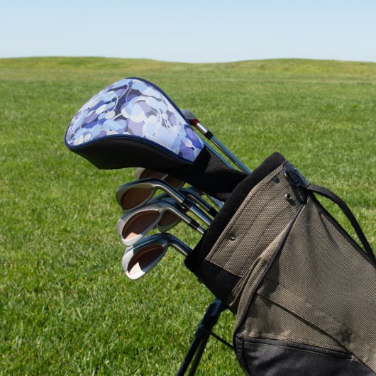 Paars microbe-patroon golfheadcover (Insitu)
