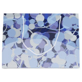 Paars microbe-patroon groot cadeauzakje (Voorkant)