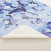 Paars microbe-patroon sherpa deken (3/4)