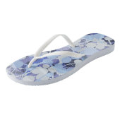 Paars microbe-patroon teenslippers (Schuin)
