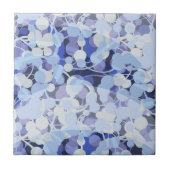 Paars microbe-patroon tegeltje (Voorkant)