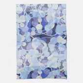 Paars microbe-patroon theedoek (Verticaal)