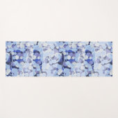 Paars microbe-patroon yogamat (Voorkant (horizontaal))