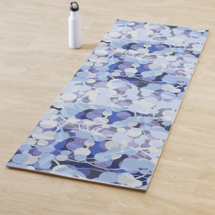 Paars microbe-patroon yogamat