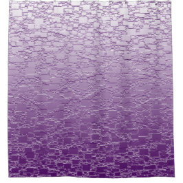 Paars mini-teielontwerp douchegordijn