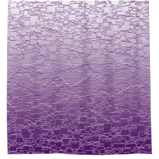 Paars mini-teielontwerp douchegordijn (Voorkant)