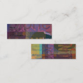 Paars Mini Visitekaartje (Voorkant / Achterkant)