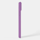 Paars minimalistisch monogram iPhone hoesje (Rechterkant)