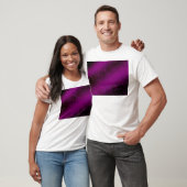 Paars minnend t-shirt (Unisex)