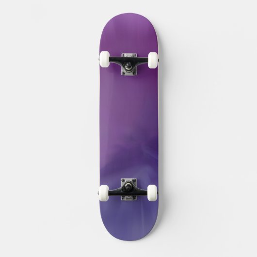 Paars Mist Abstract Persoonlijk Skateboard (Voorkant)