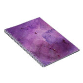Paars Mist Glitter Painting Notitieboek (Rechterzijde)