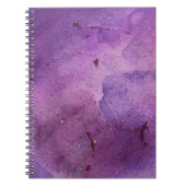 Paars Mist Glitter Painting Notitieboek (Voorkant)