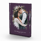 Paars modern aangepast fotocadeau-startdecor fotoblokken (Rechts)