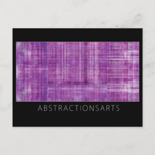 Paars modern Briefkaart