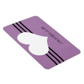 Paars modern hart Flexi Magnet Magneet (Rechterzijde)