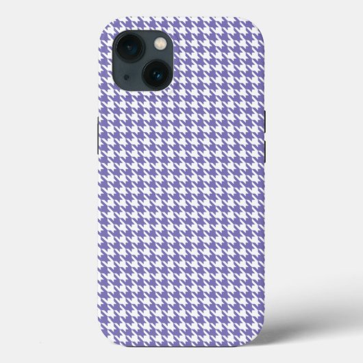 Paars modern houndstooth bij Emporiomoffa Case-Mate iPhone Case (Achterkant)