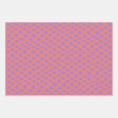 Paars modern Ikat Pattern Inpakpapier Vel (Voorkant 2)