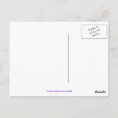 Paars Mom 1 Briefkaart (Achterkant)