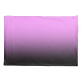 Paars monogram fotocollage kussensloop (Achterkant)