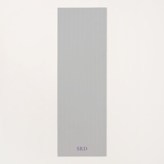Paars monogram yogamat (Achterkant)