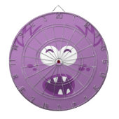 Paars Monster Face Dart Board Dartbord (Voorkant)