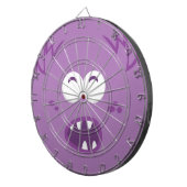 Paars Monster Face Dart Board Dartbord (Voorkant Rechts)
