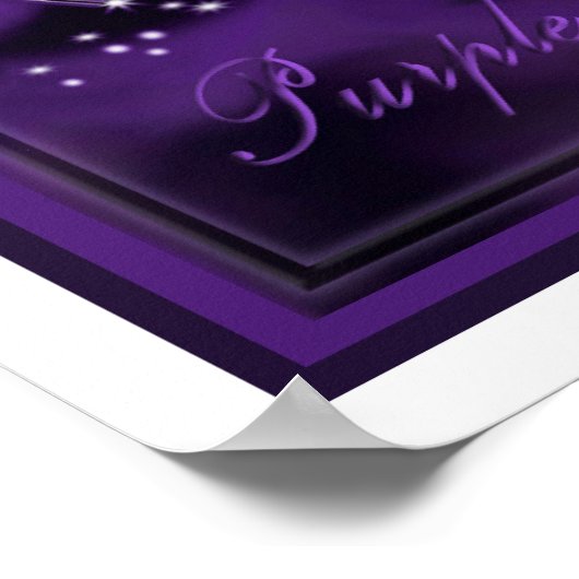 Paars Moon Child Poster (Hoek)